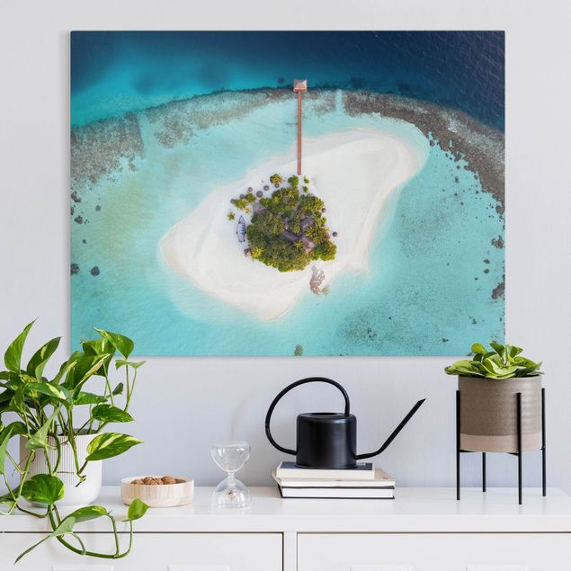 Landscape canvas prints Ocean Paradise Maldives