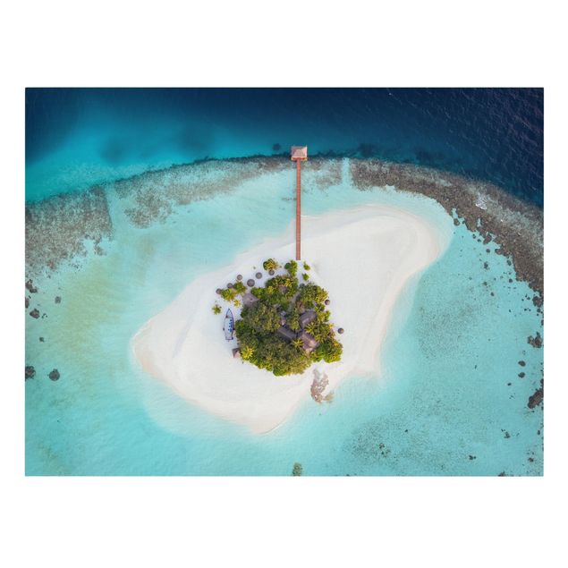 Canvas prints the caribbean Ocean Paradise Maldives
