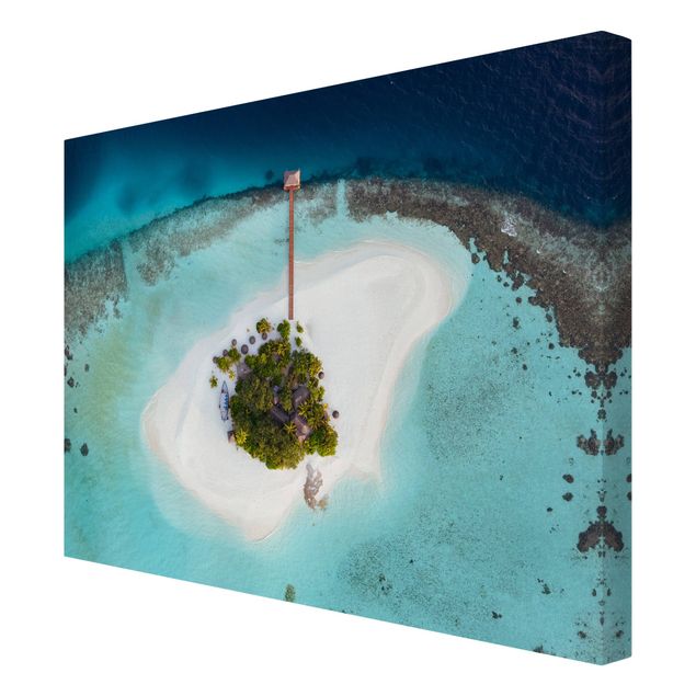 Prints modern Ocean Paradise Maldives