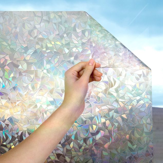 3D Rainbow Effect Window Film With Static Adhesion
