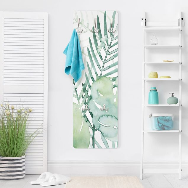 Coat rack patterns Palm Fronds In Watercolour I