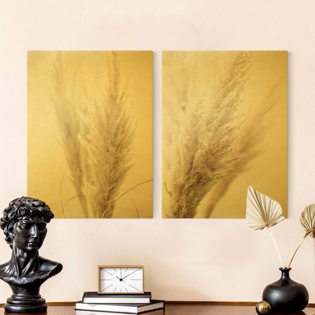 Canvas prints grasses Pampas Grass In Light