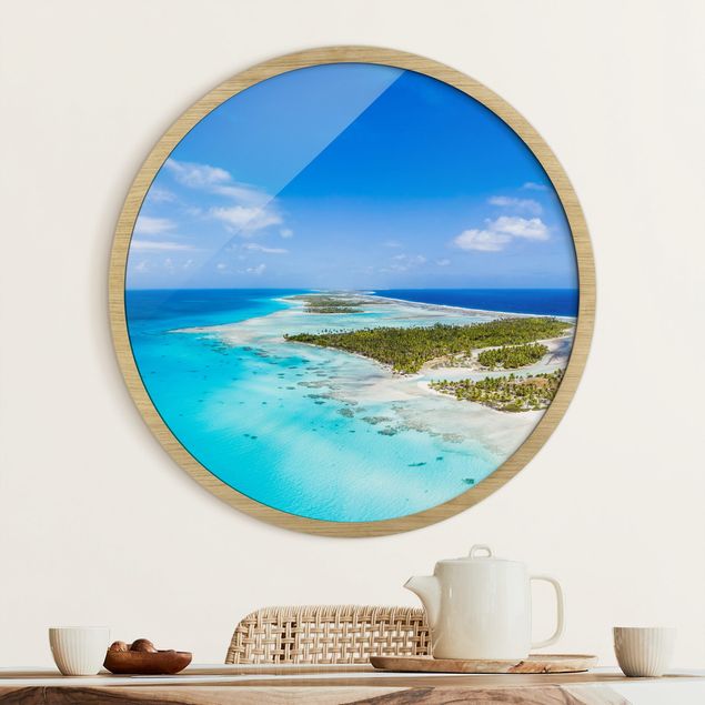 Framed beach pictures Paradise On Earth