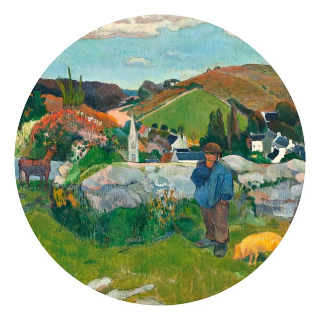 Wallpapers mountain Paul Gauguin - The Swineherd