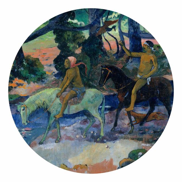 Wallpapers horse Paul Gauguin - Escape, The Ford