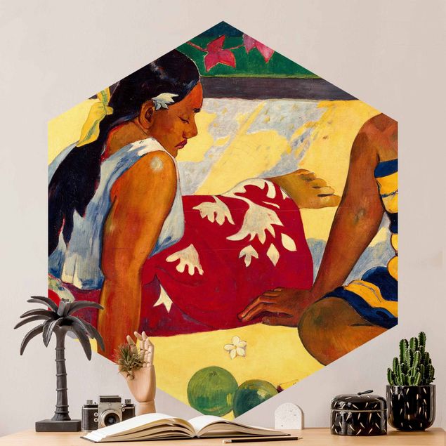 Paintings of impressionism Paul Gauguin - Tahitian Women