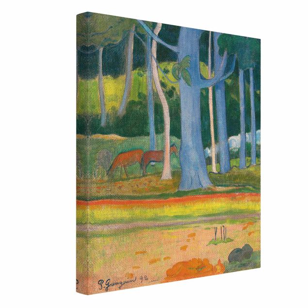 Art posters Paul Gauguin - Wooded Landscape