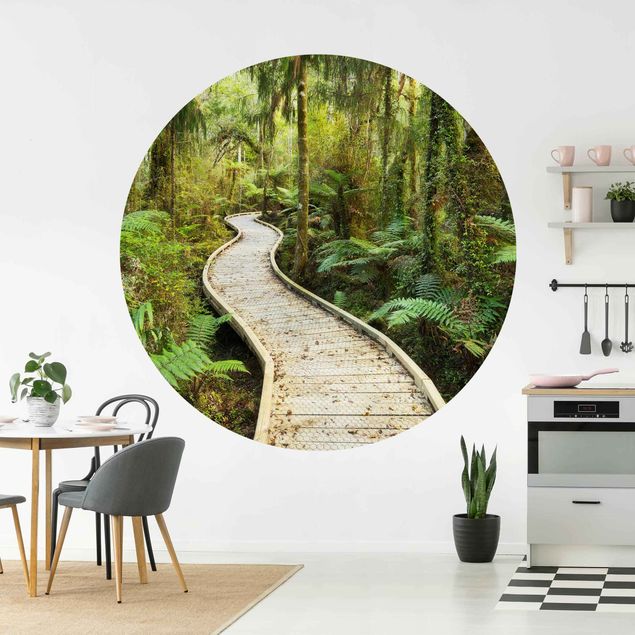 Modern wallpaper designs Path In The Jungle