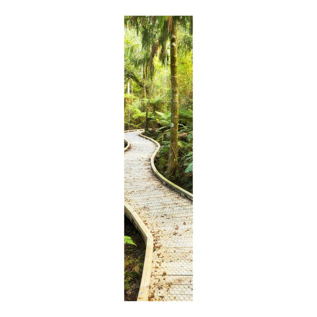 Sliding panel curtains landscape Path In The Jungle