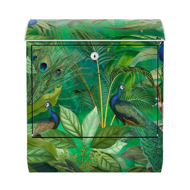 Letterboxes animals Peacocks In The Jungle