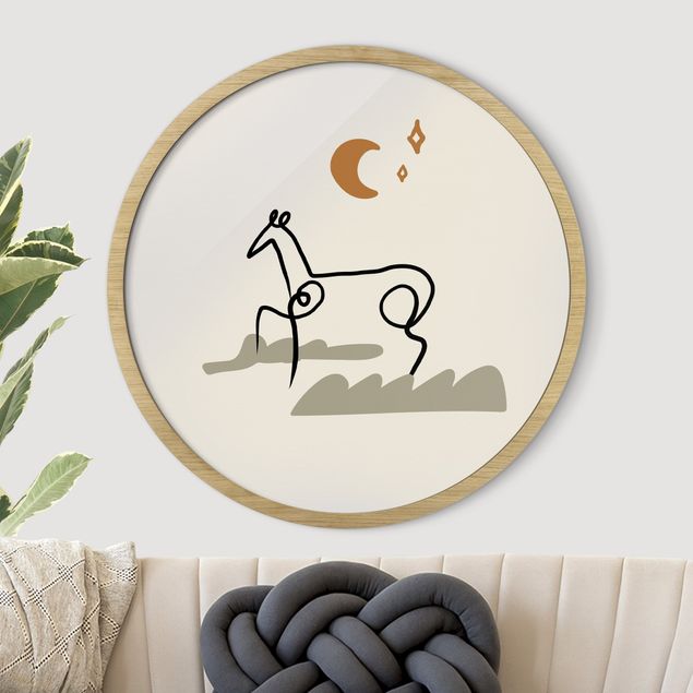 Horse prints Picasso Interpretation - The Horse