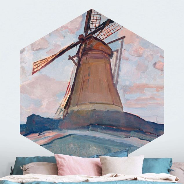 Abstract impressionism Piet Mondrian - Windmill