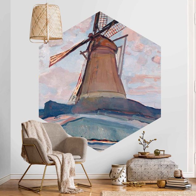 Art styles Piet Mondrian - Windmill
