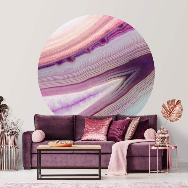 Wallpapers natural stone Pink Crystal Planet