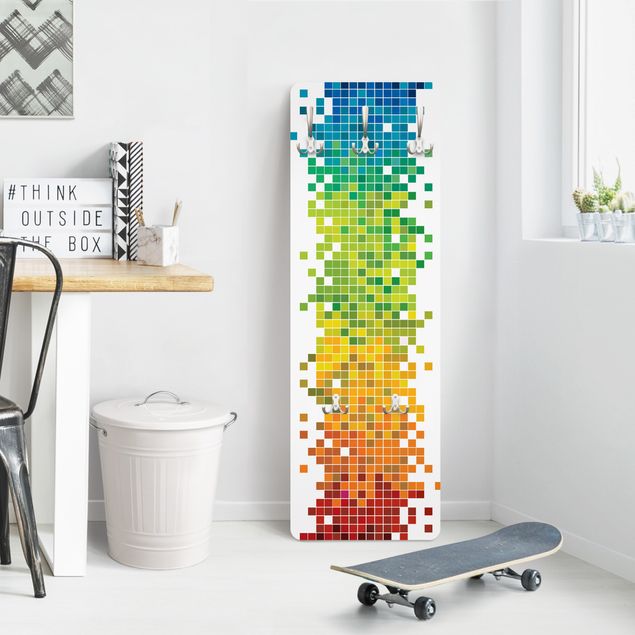 Nursery decoration Pixel Rainbow