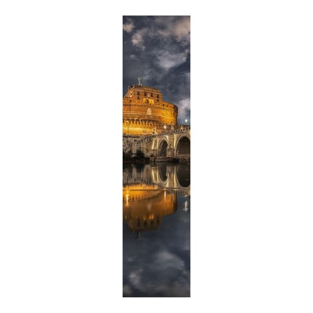 Sliding panel curtains architecture and skylines Ponte Sant'Angelo In Rome