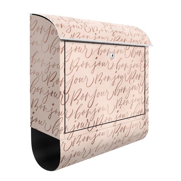 Letterboxes pink Powder Pink Bonjour