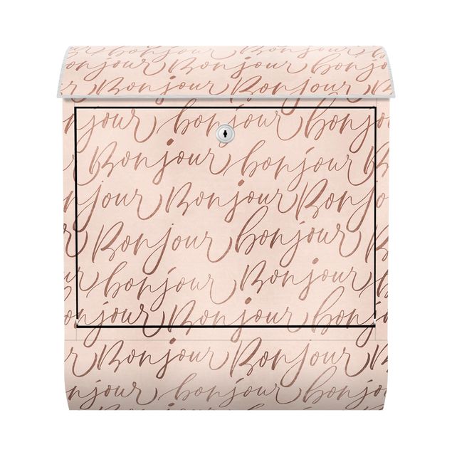 Letterboxes Powder Pink Bonjour