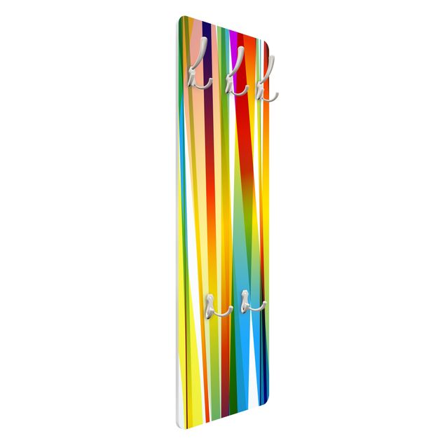 Coat rack - Rainbow Stripes