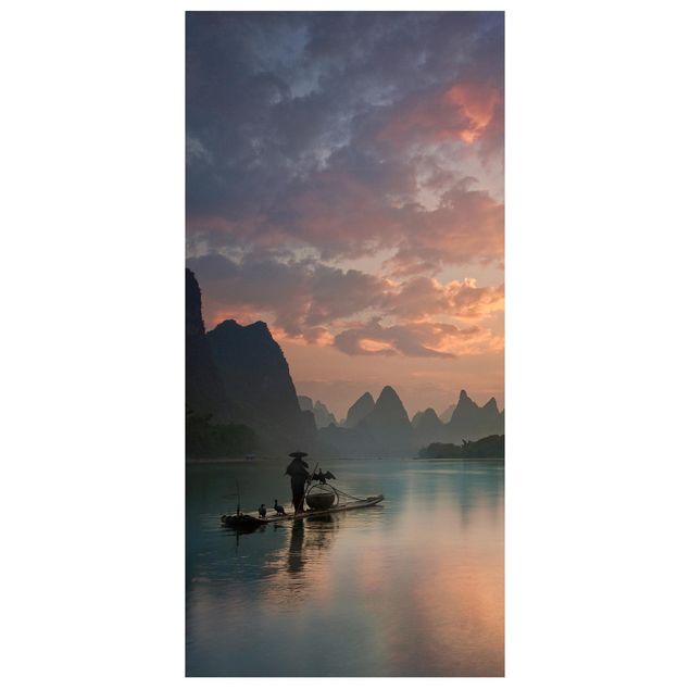 Room divider - Sunrise Over Chinese River
