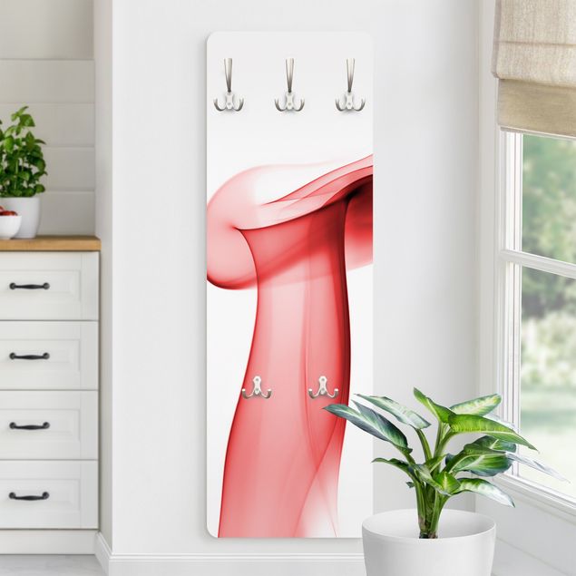 Wall mounted coat rack red Red Glamour