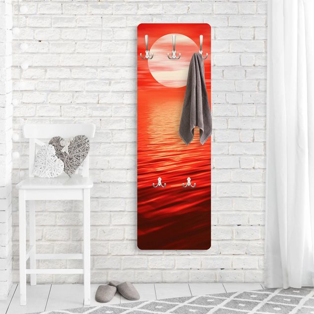 Red coat rack Red Sunset