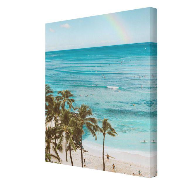 Canvas prints landscape Rainbow In Paradise