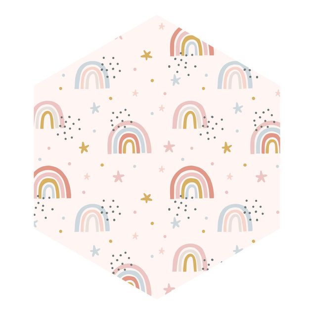 Wallpapers patterns Rainbow World With Stars And Dots