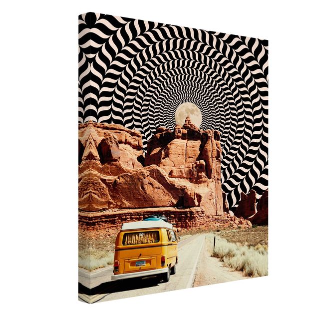Prints brown Retro Collage - The Best Road Trip II