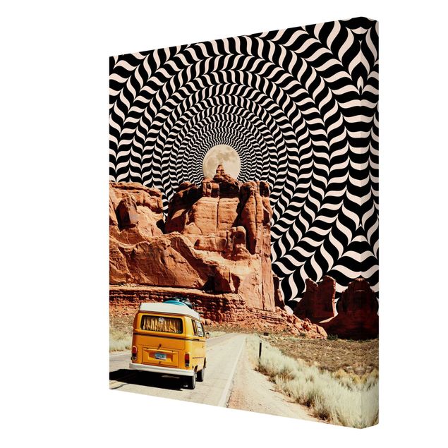 Canvas prints Retro Collage - The Best Road Trip II