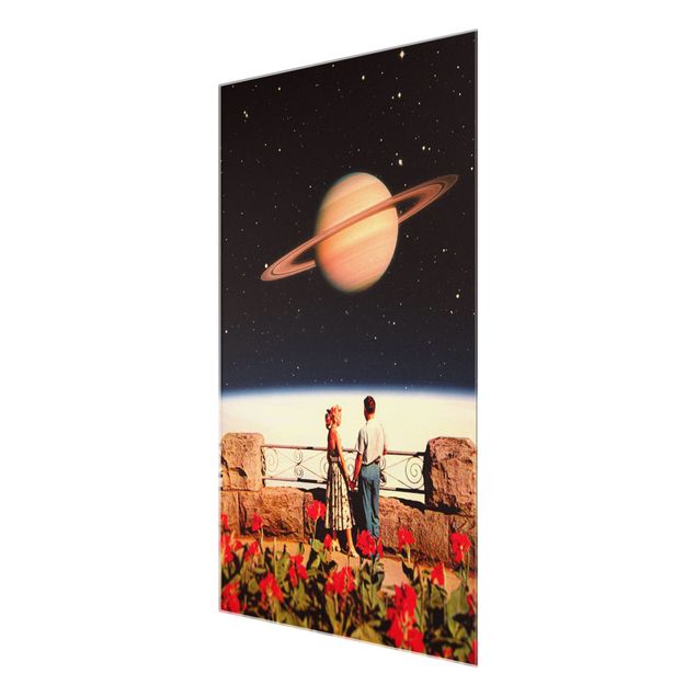 Prints Retro Collage - Love In Space