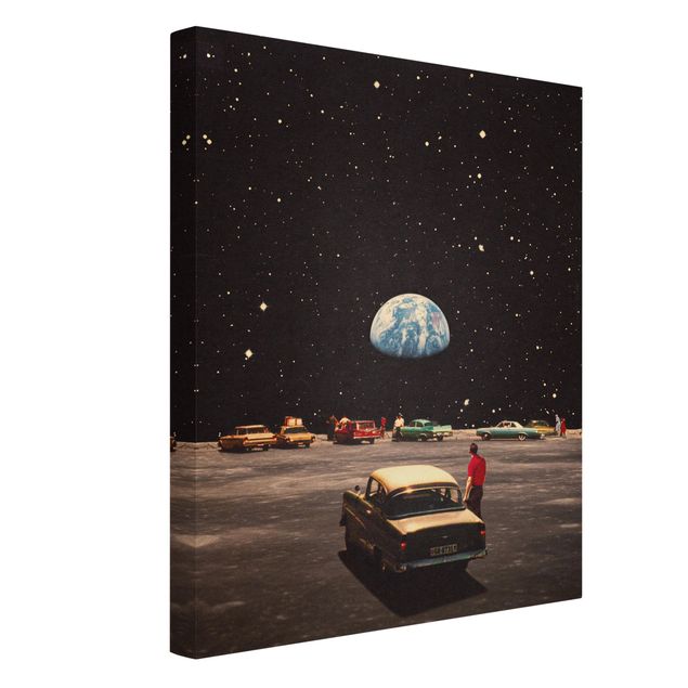 Contemporary art prints Retro Collage - Yearning