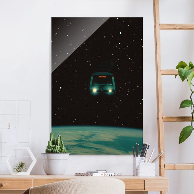 Kids room decor Retro Collage - Space Express