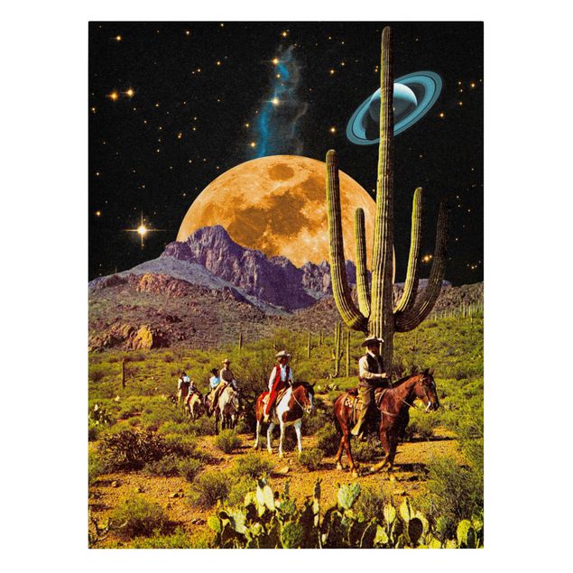 Retro prints Retro Collage - Space Cowboys