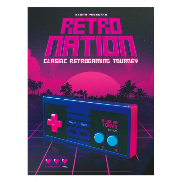 Quote wall art Retro Gaming Controller