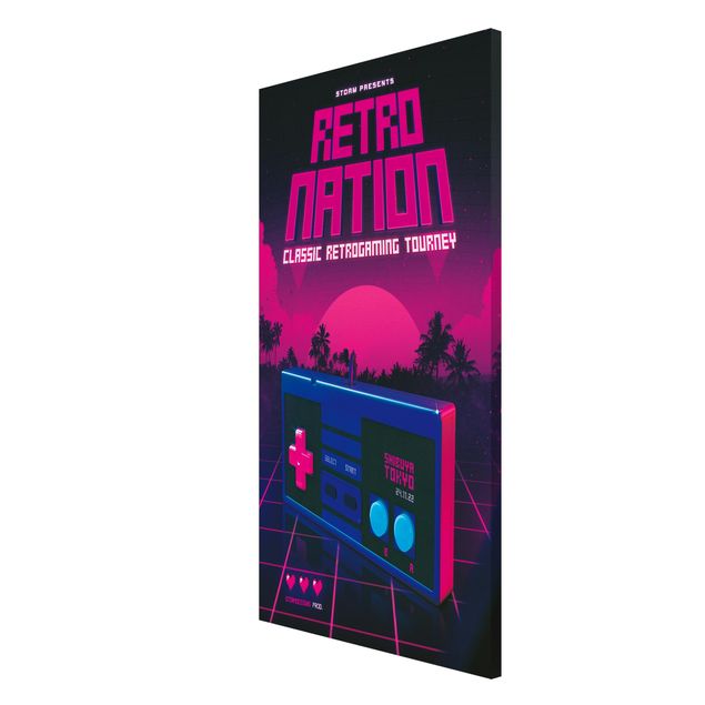 Prints modern Retro Gaming Controller
