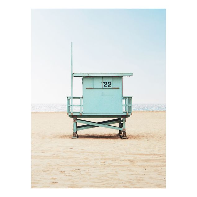 Glass prints beach Lifeguard Tower 22