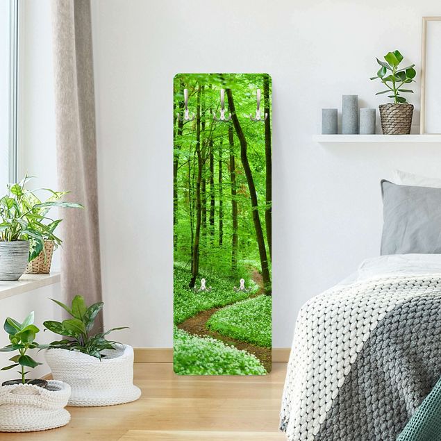 Wall coat hanger Romantic Forest Track