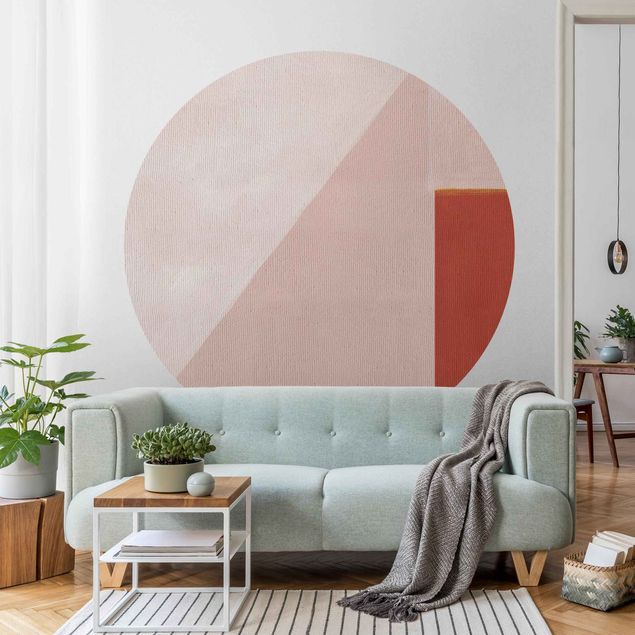 Adhesive wallpaper Pink Geometry