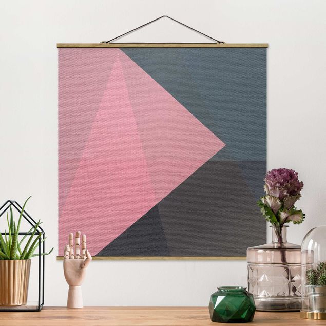 Kitchen Pink Transparency Geometry