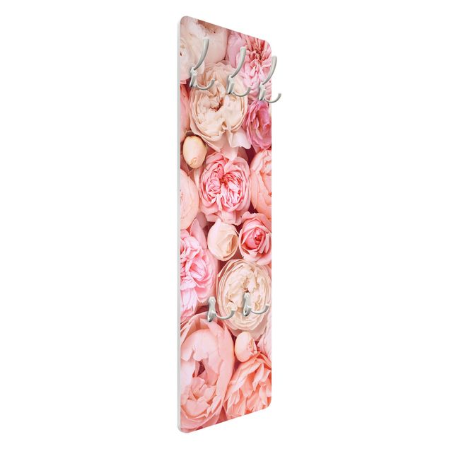 Coat rack - Roses Rosé Coral Shabby