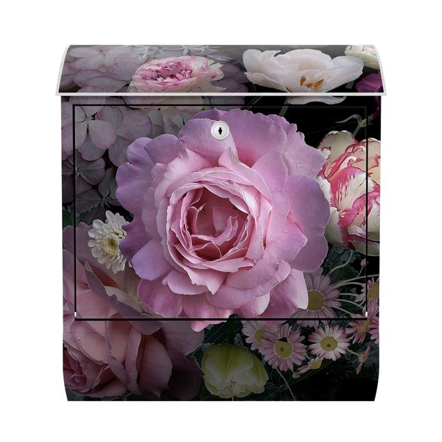 Letterboxes pink Bouquet Of Gorgeous Roses