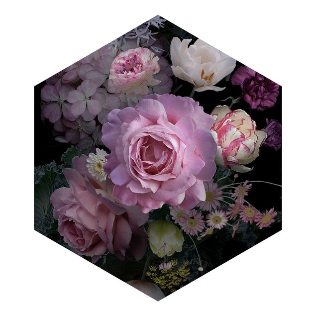 Pink aesthetic wallpaper Bouquet Of Gorgeous Roses