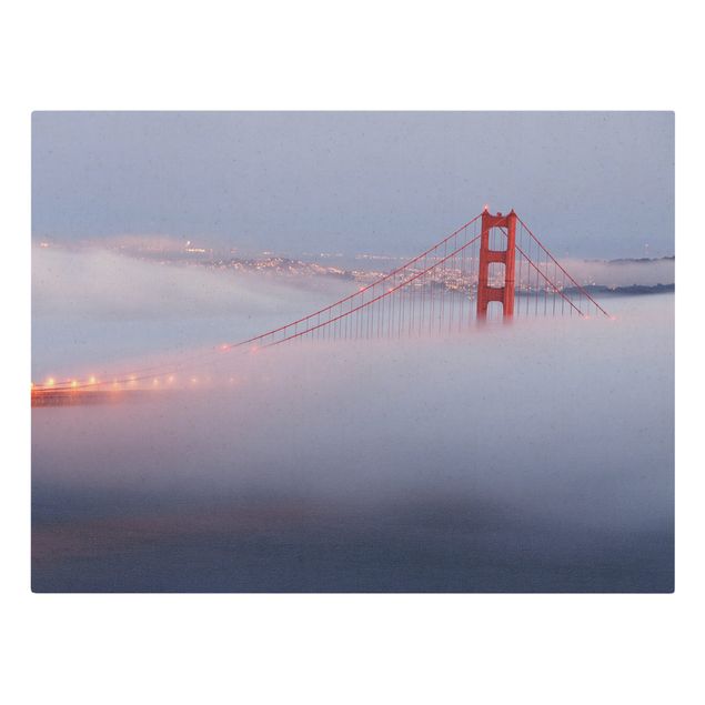 Prints blue San Francisco’s Golden Gate Bridge