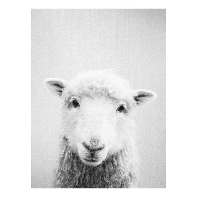 Black and white wall art Sheep Steffi Black And White