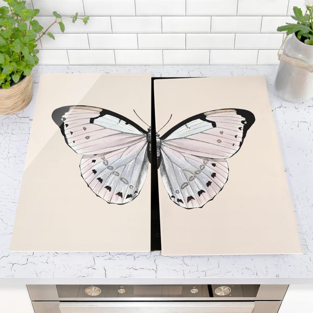 Kitchen Butterfly On Beige