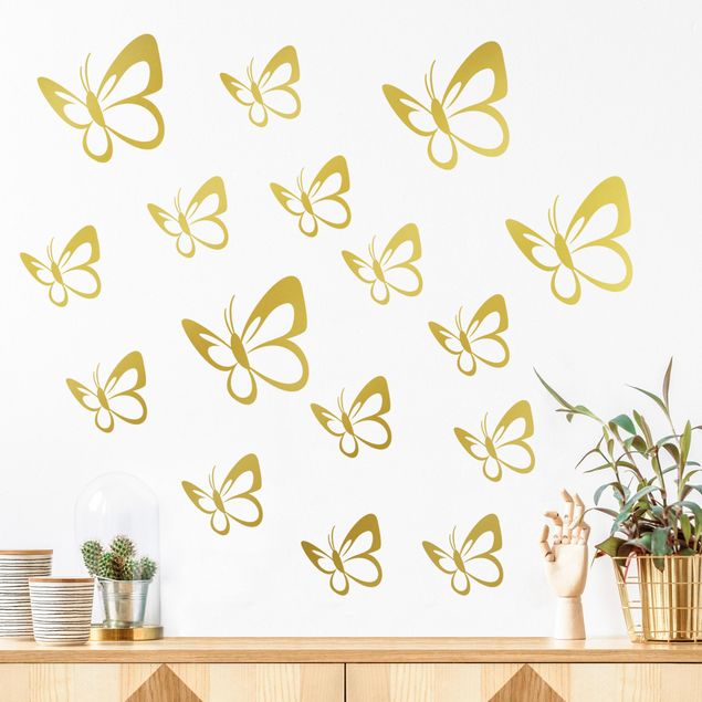 Nursery decoration Butterfly swarm Set