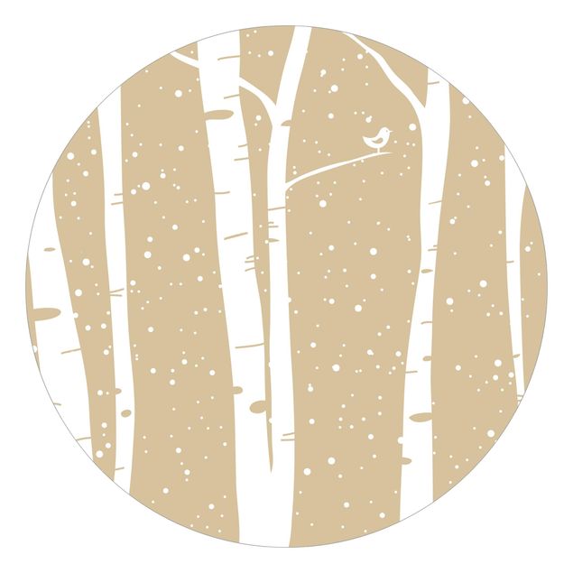Wallpapers landscape Snowconcert Between Birches