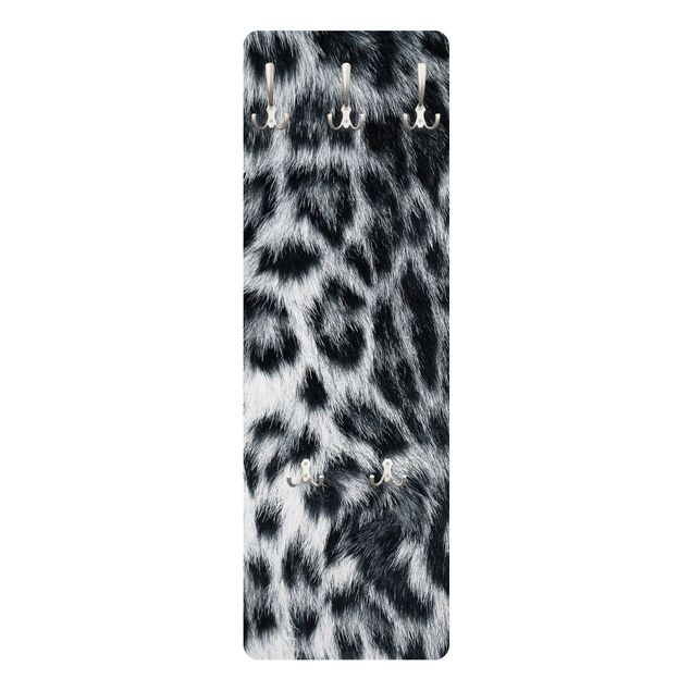 Wall coat rack Snow Leopard