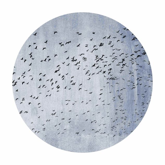 Vinyl carpet Swarm Behavior